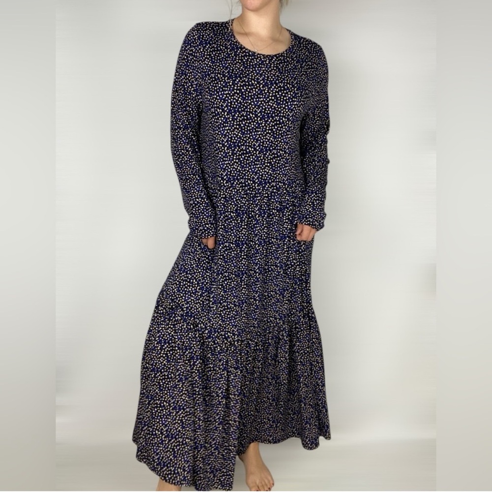 Saint + Sofia Greenwich Long Sleeve Dress- Hearts